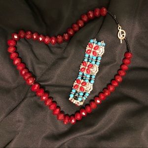 Crystal Bead Necklace/ Bracelet